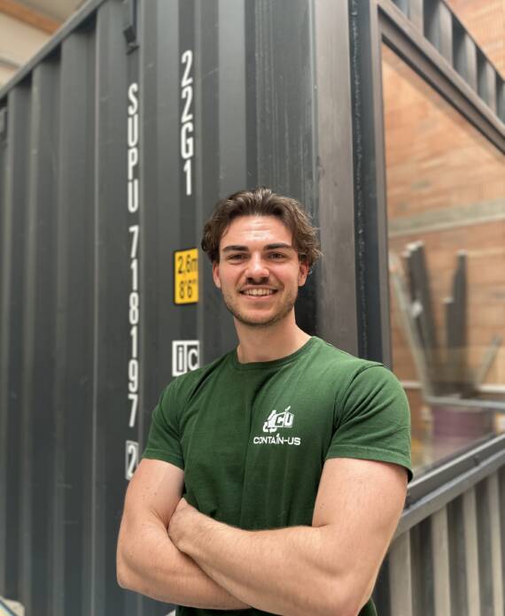 Niclas Gnamm, Finanzleitung bei Contain-us