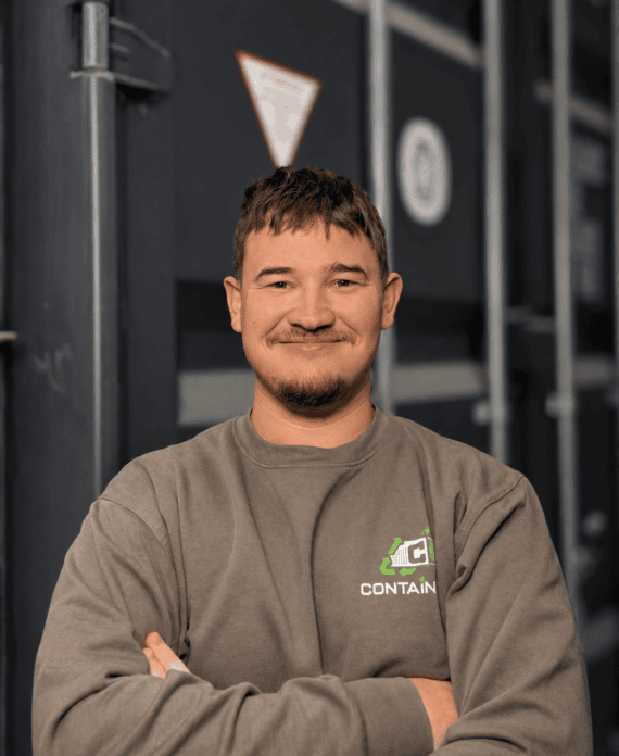 Fynn Langenbeck, Manager bei Contain-us