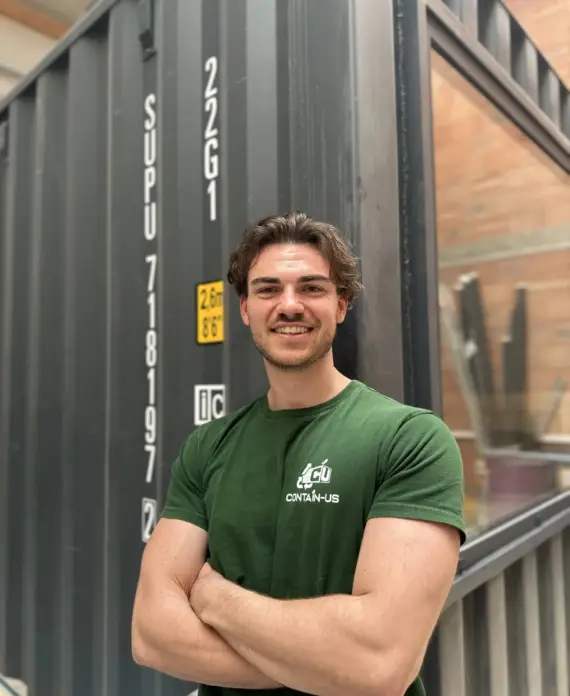 Niclas Gnamm, Finanzleitung bei Contain-us